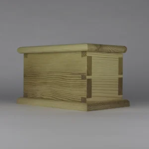 Mini Dovetail Box - three quarter view